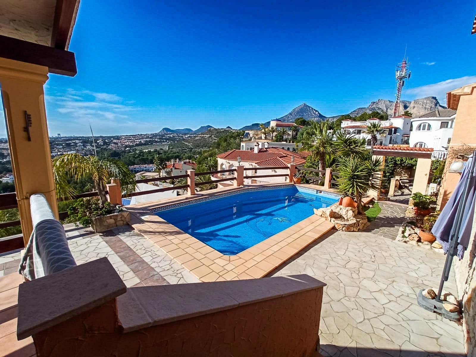 gallery image 1 of Stunning Detached Villa with Sea Views in Alfaz del Pi