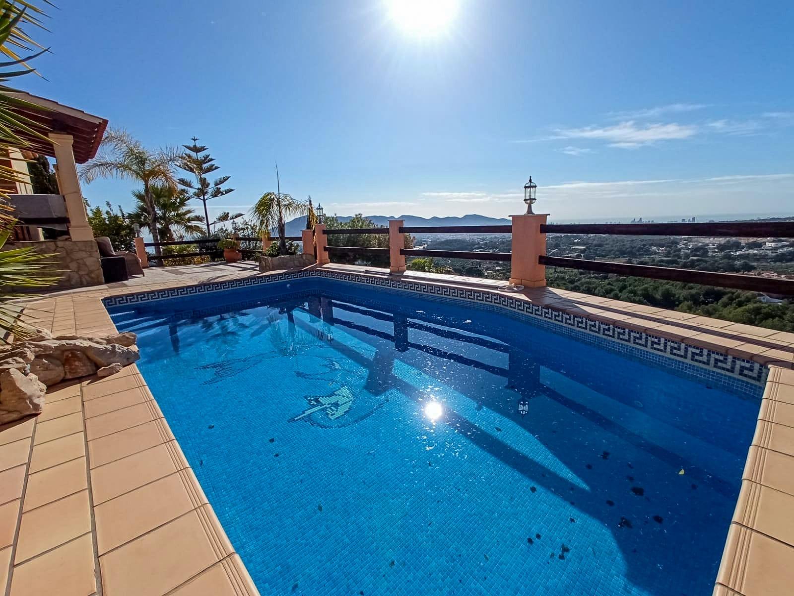 gallery image 4 of Stunning Detached Villa with Sea Views in Alfaz del Pi