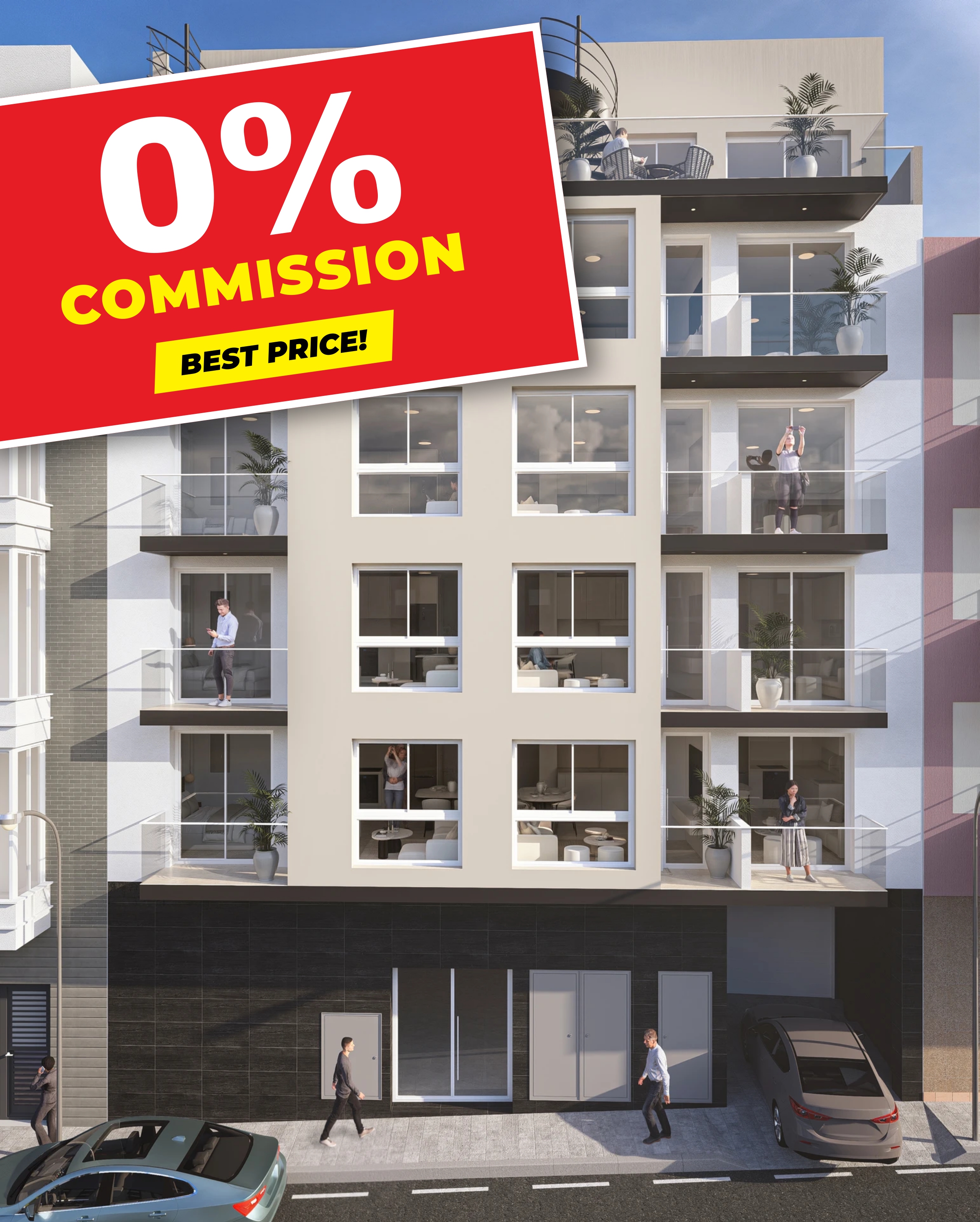 Новые апартаменты в центре Торревьехи